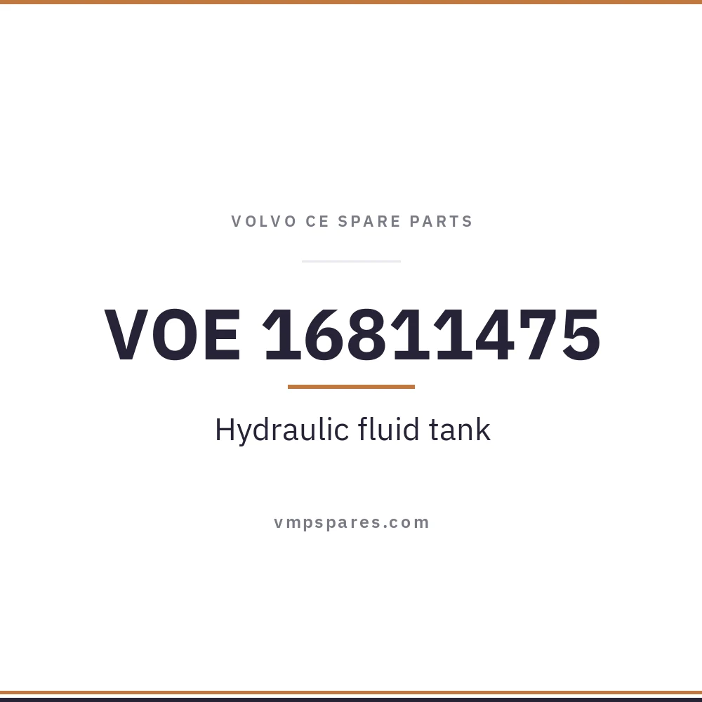 VOE 16811475 – Hydraulic fluid tank