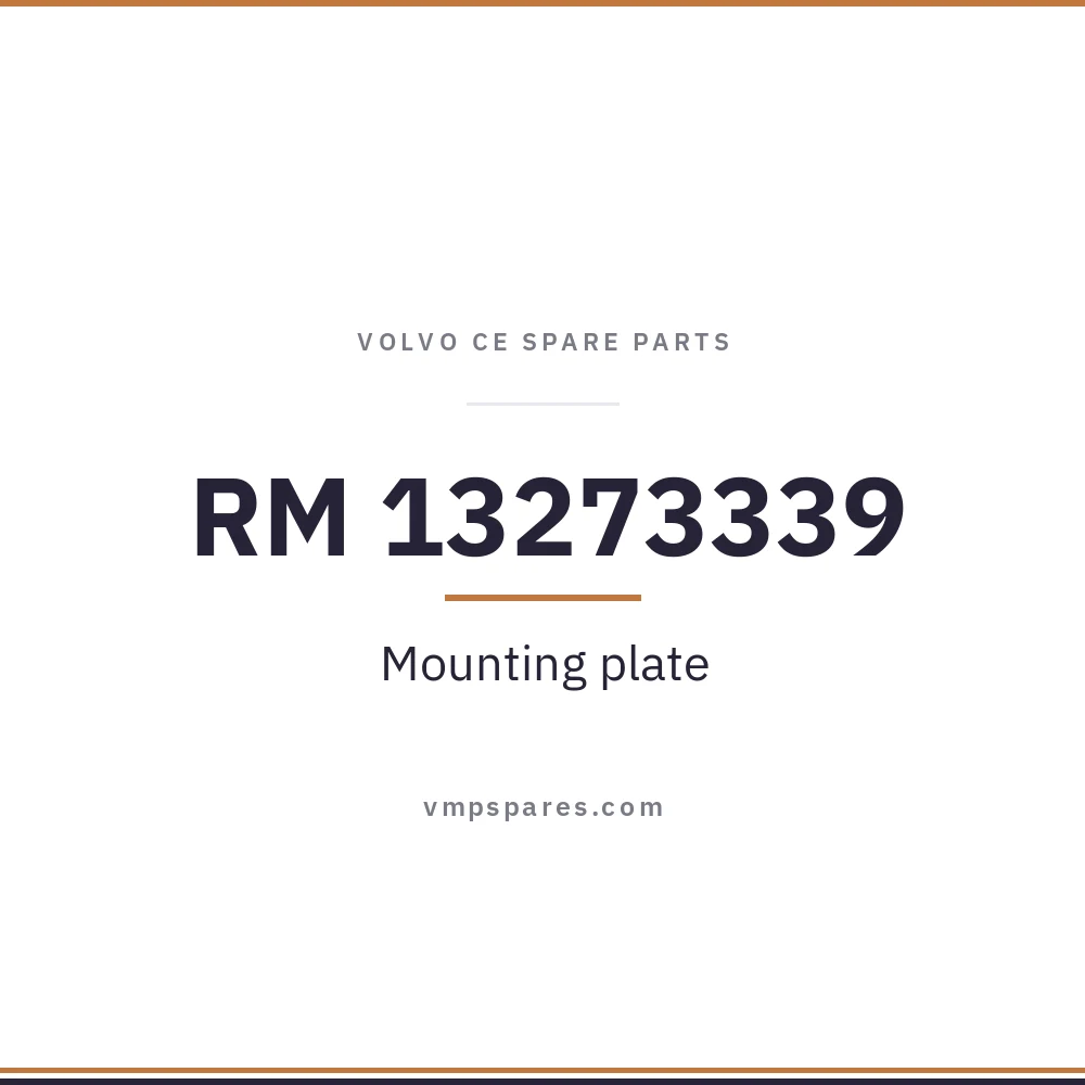 RM 13273339 – Mounting plate