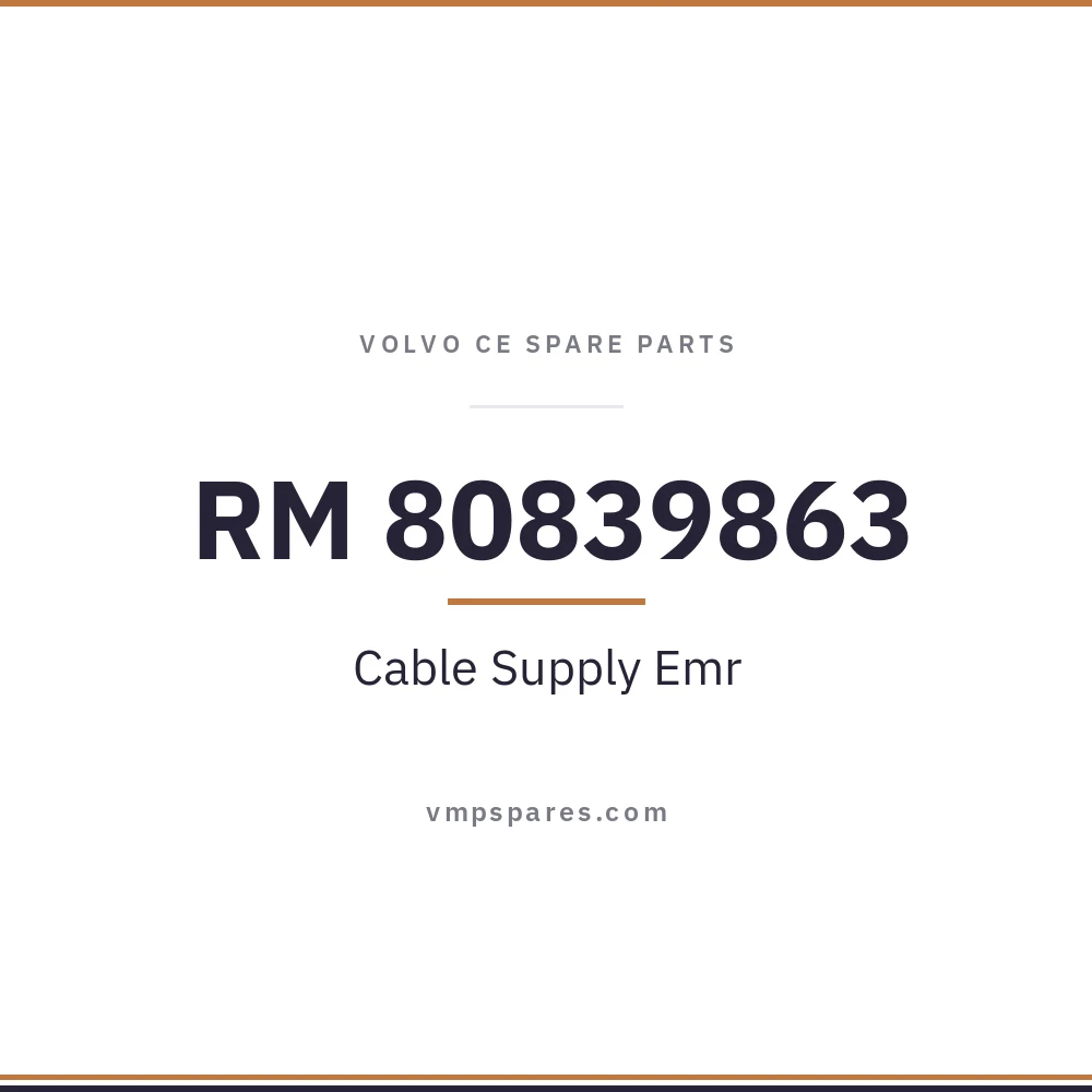 RM 80839863 – Cable Supply Emr