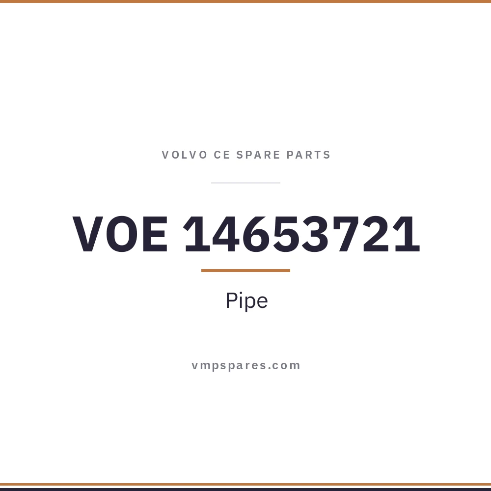 VOE 14653721 – Pipe