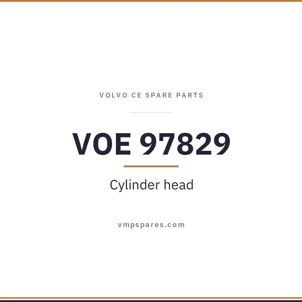 VOE 97829 – Cylinder head