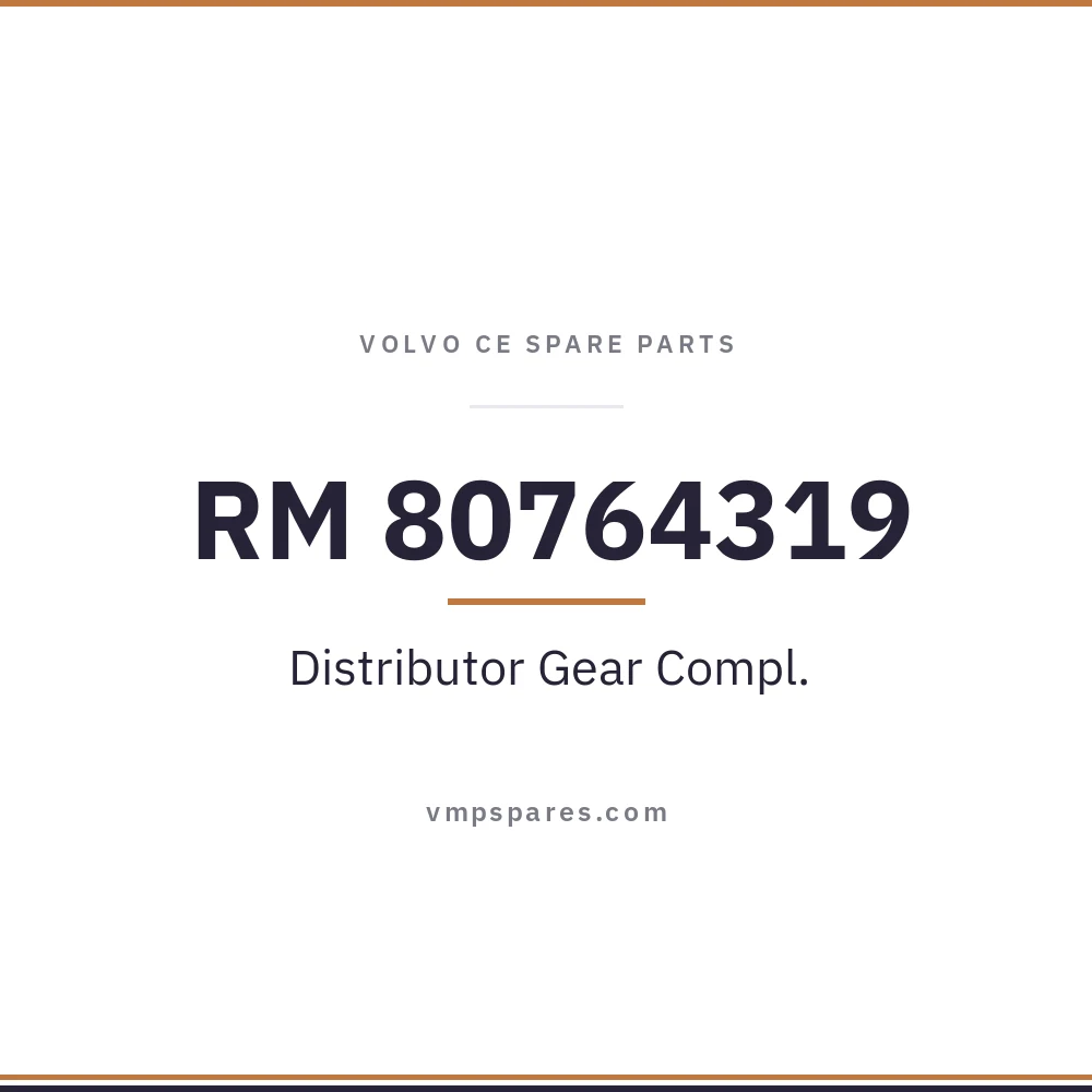 RM 80764319 – Distributor Gear Compl.