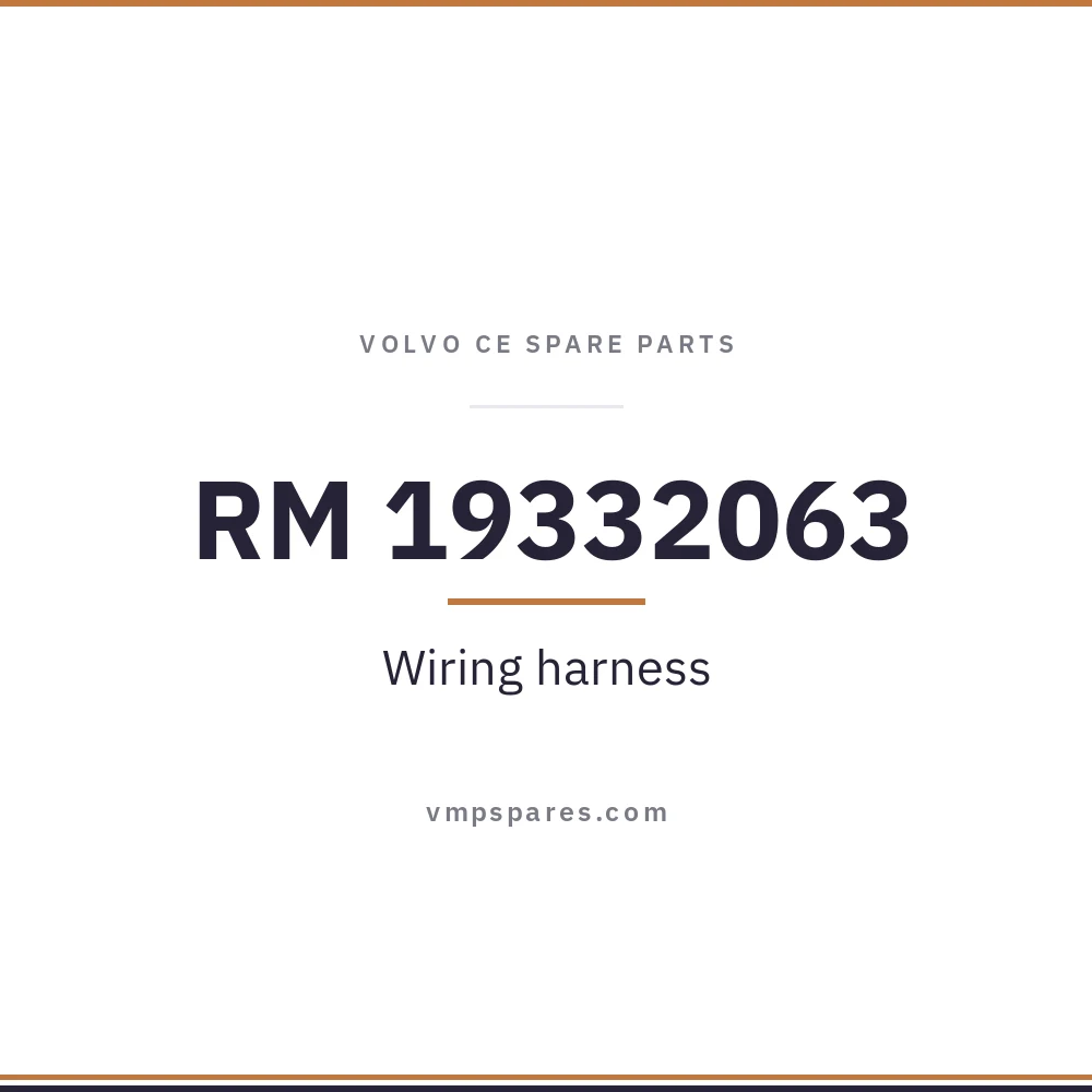 RM 19332063 – Wiring harness