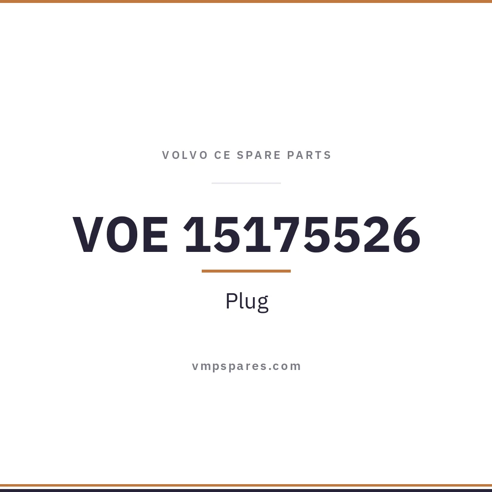 VOE 15175526 – Plug