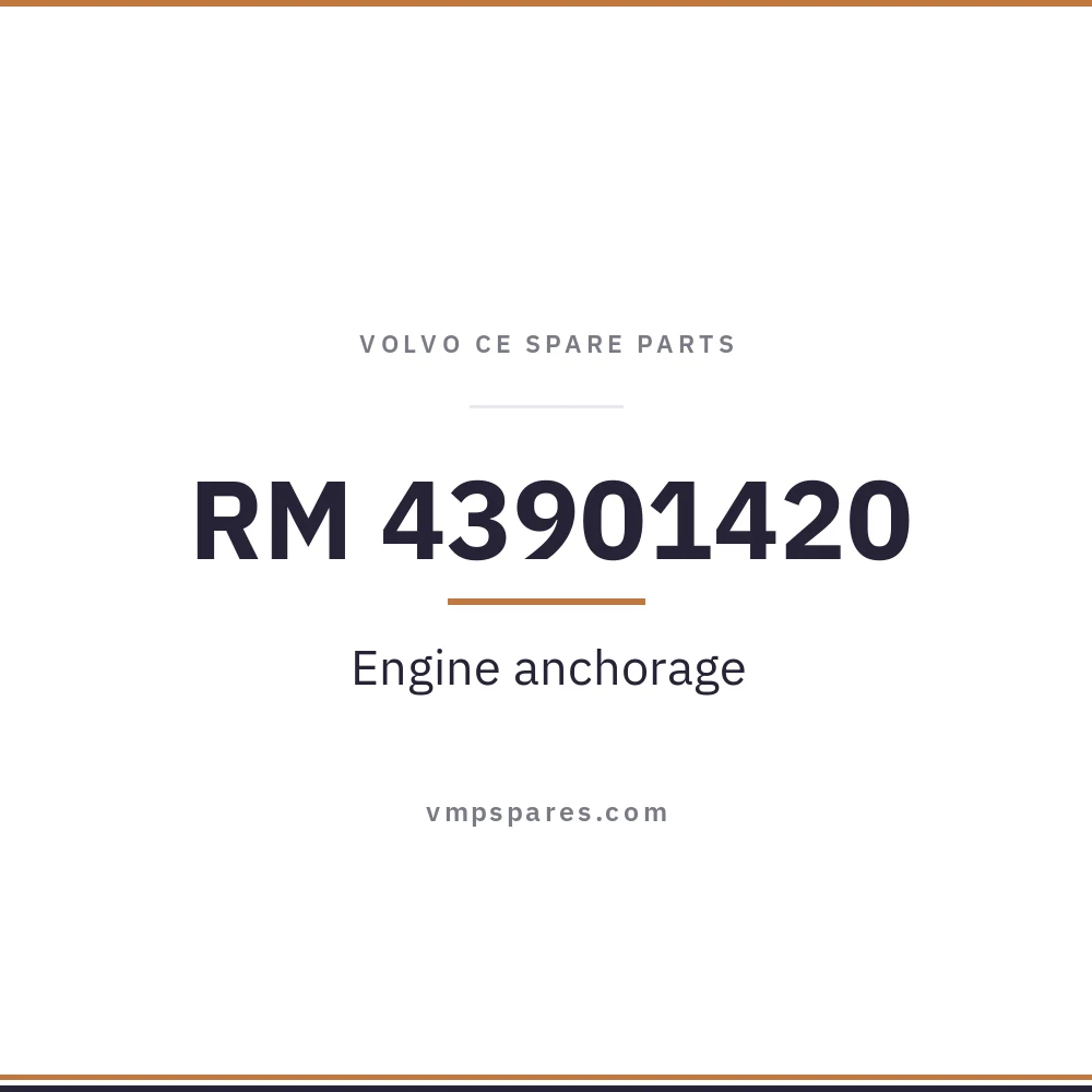 RM 43901420 – Engine anchorage