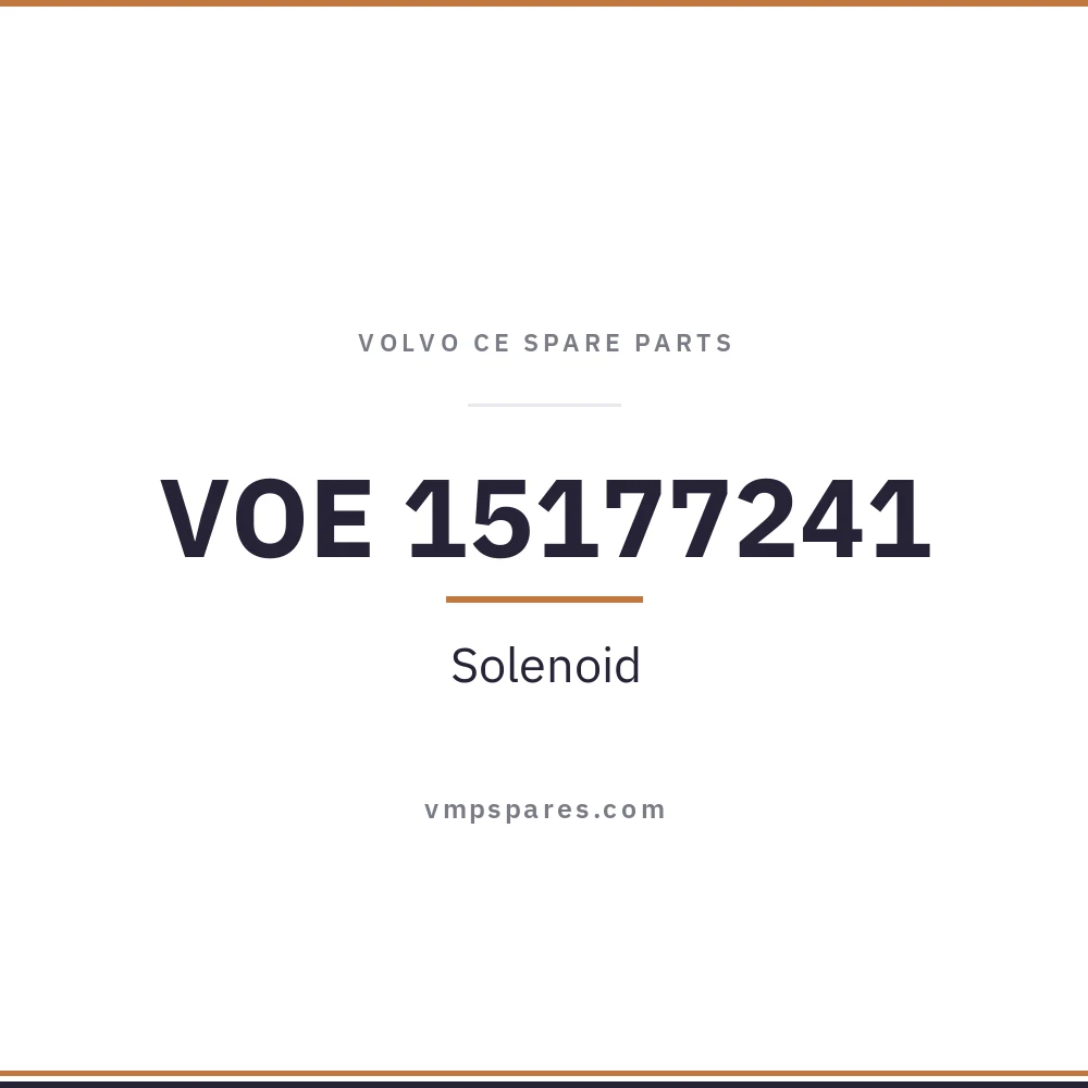 VOE 15177241 – Solenoid