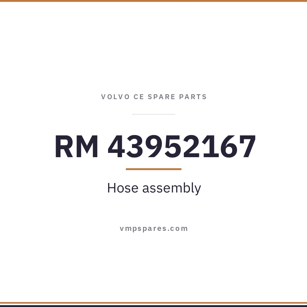 RM 43952167 – Hose assembly
