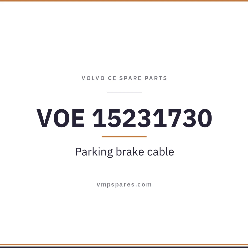 VOE 15231730 – Parking brake cable