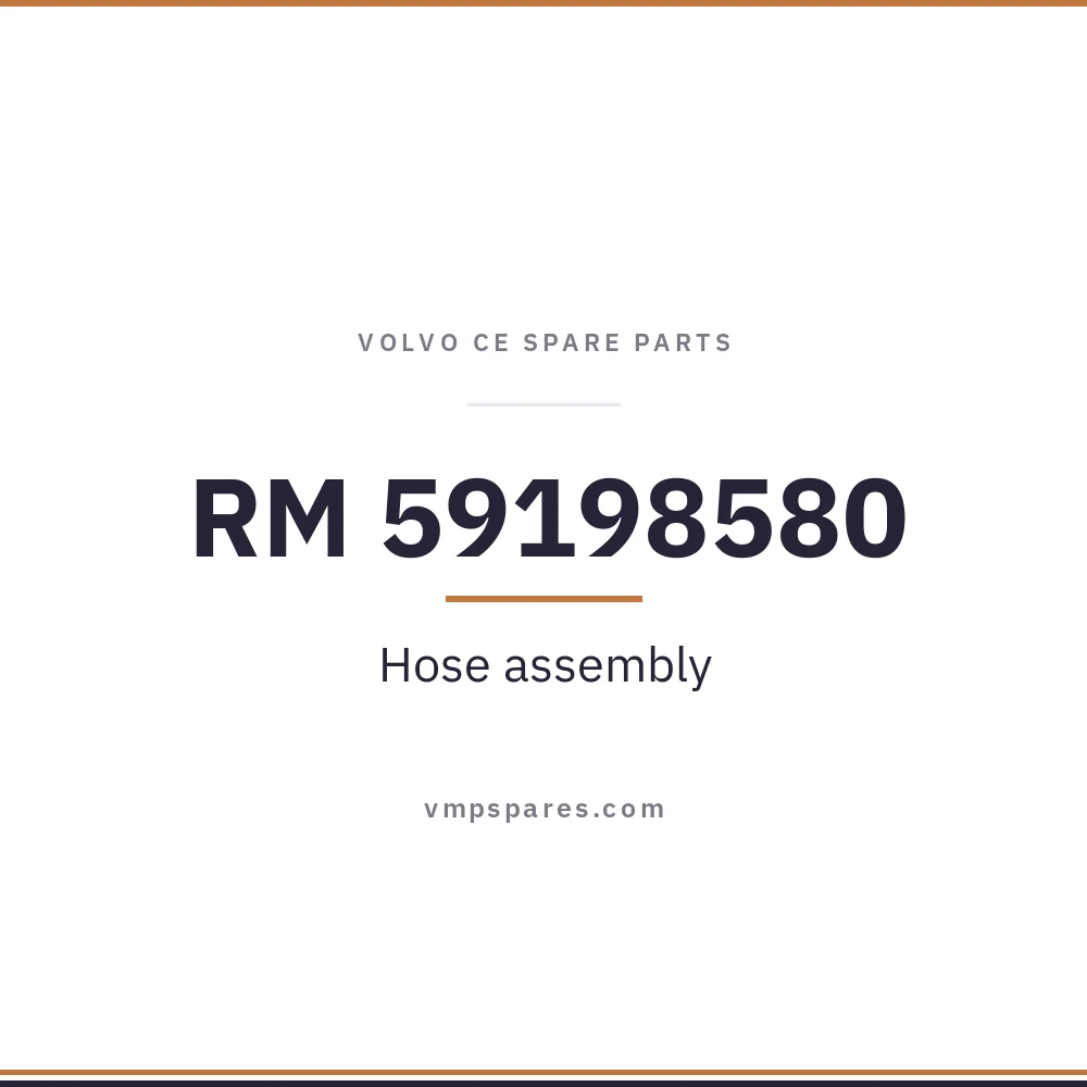 RM 59198580 – Hose assembly