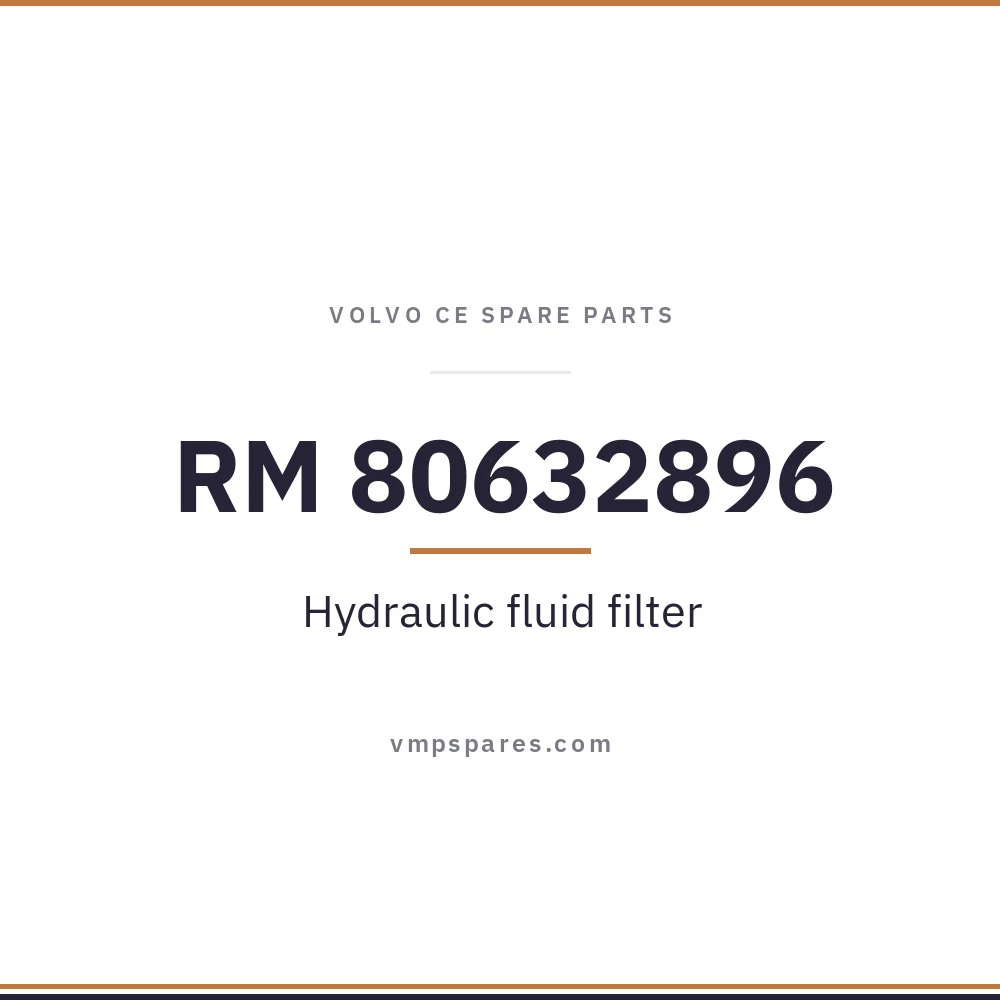 RM 80632896 – Hydraulic fluid filter