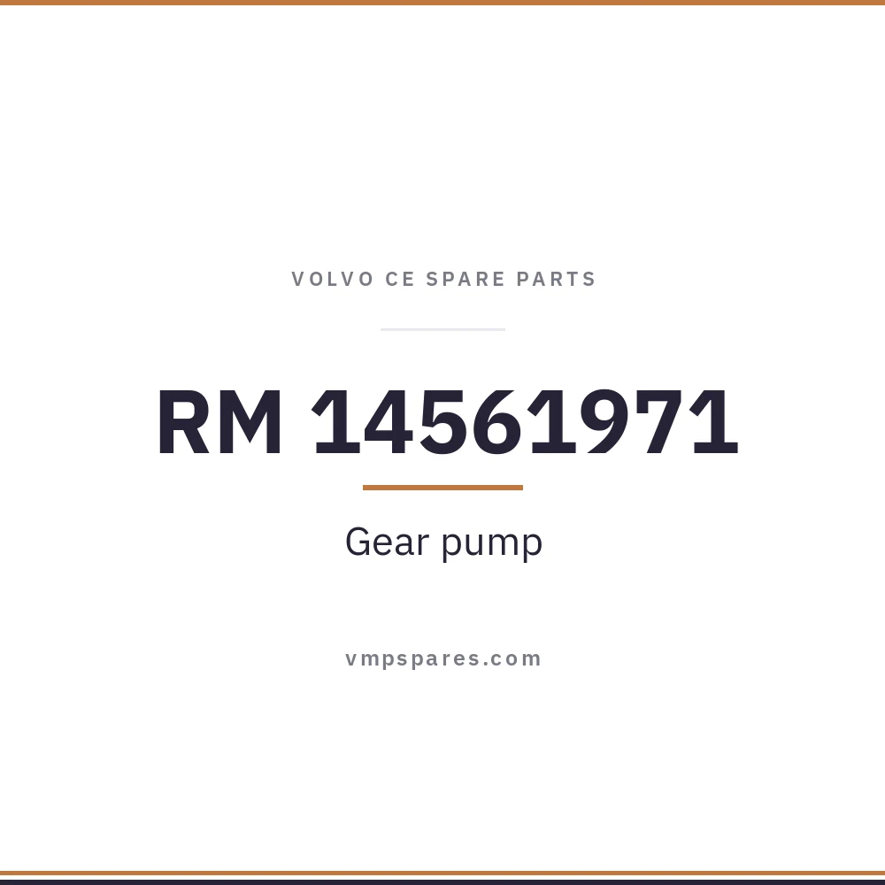 RM 14561971 – Gear pump