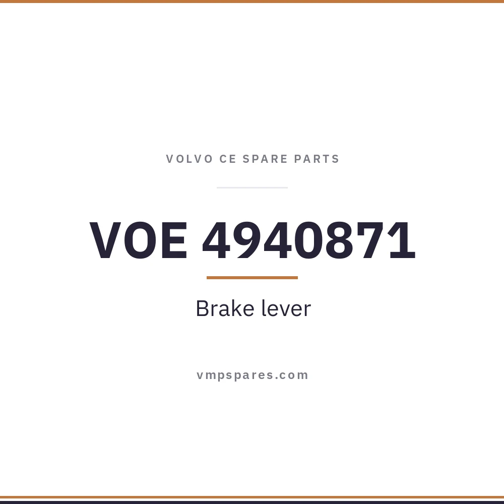 VOE 4940871 – Brake lever
