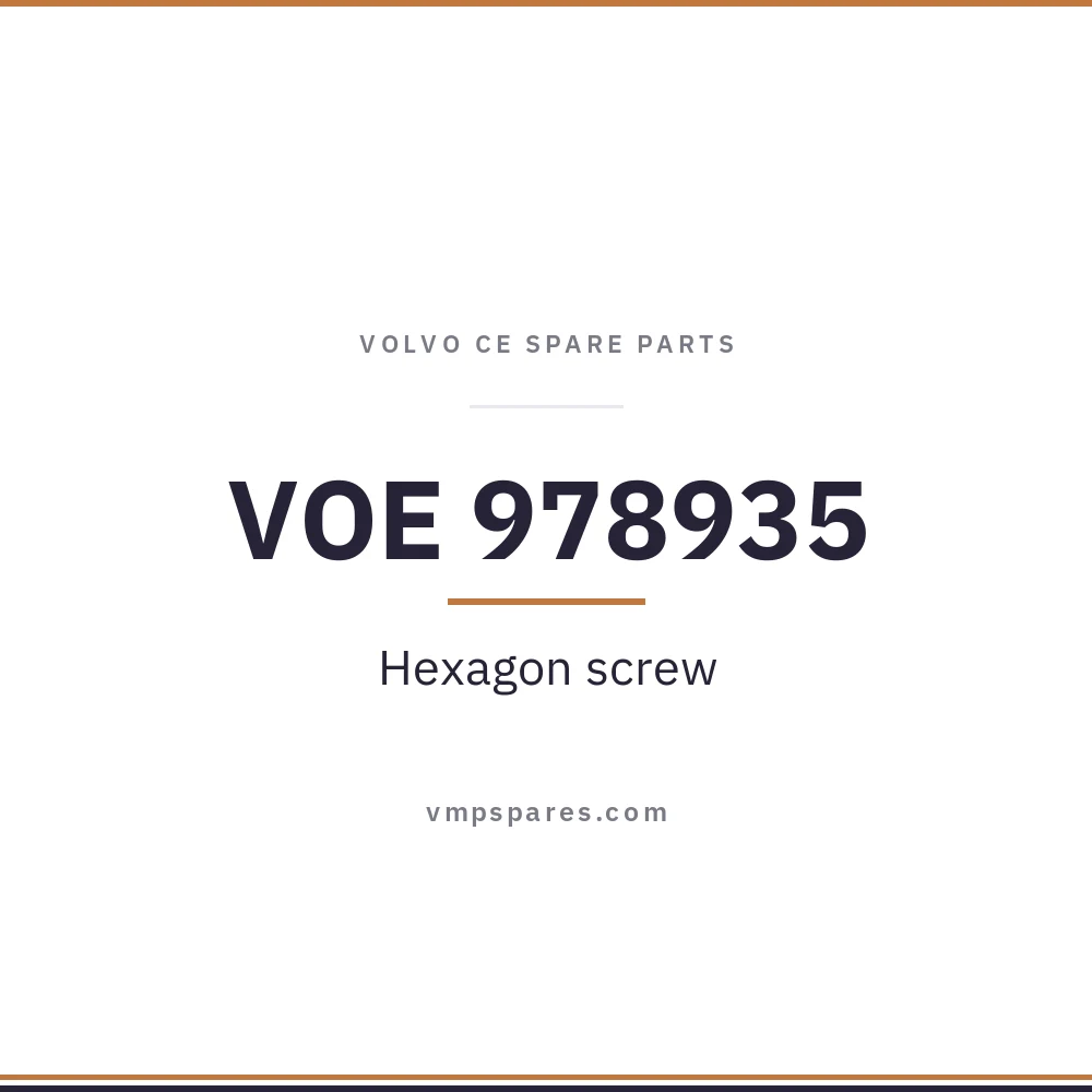 VOE 978935 – Hexagon screw