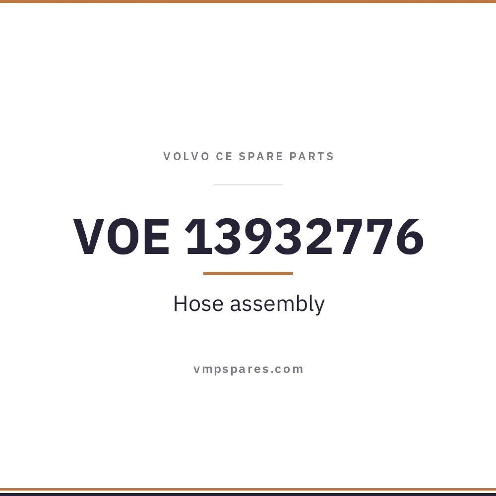 VOE 13932776 – Hose assembly
