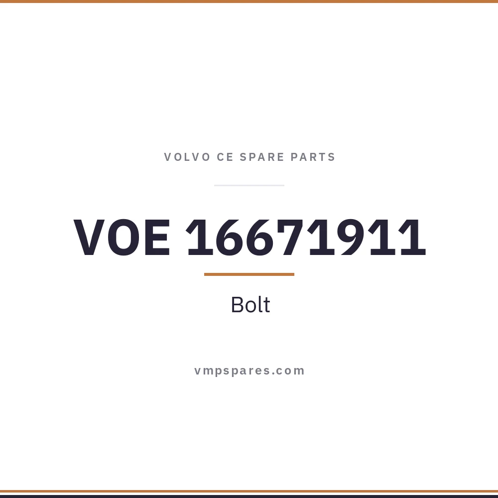 VOE 16671911 – Bolt