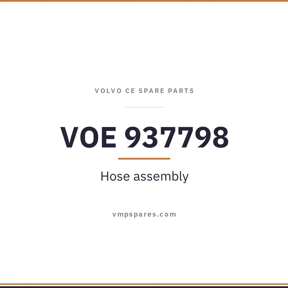 VOE 937798 – Hose assembly