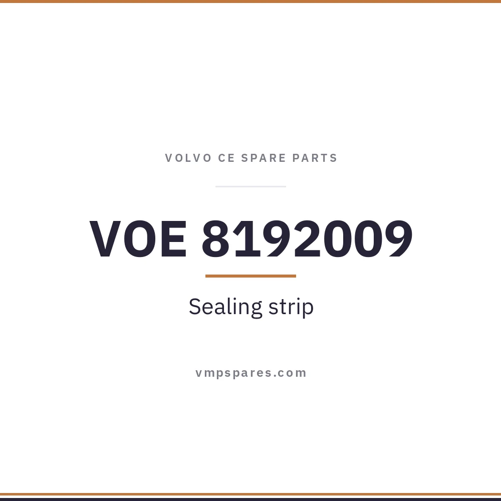 VOE 8192009 – Sealing strip