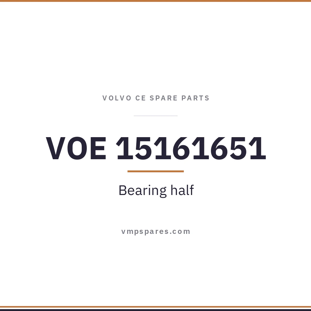 VOE 15161651 – Bearing half