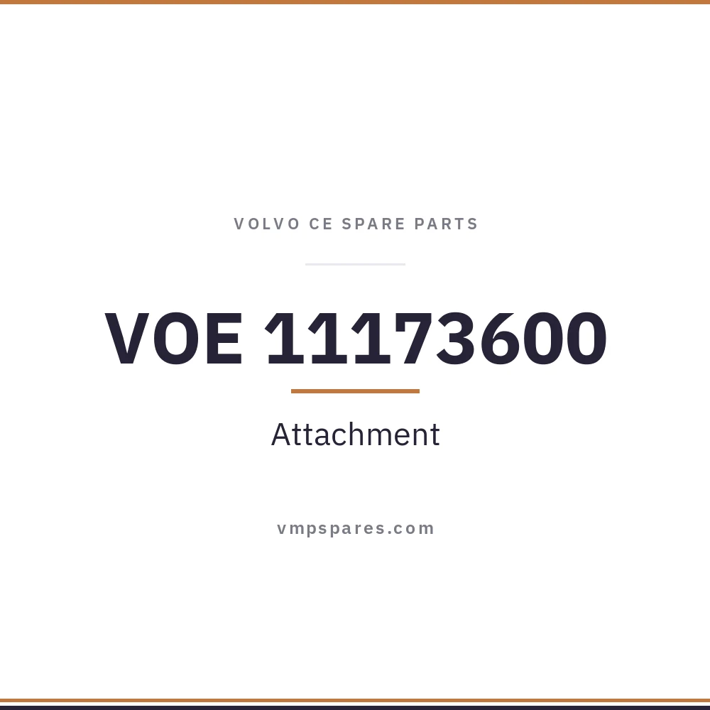 VOE 11173600 – Attachment