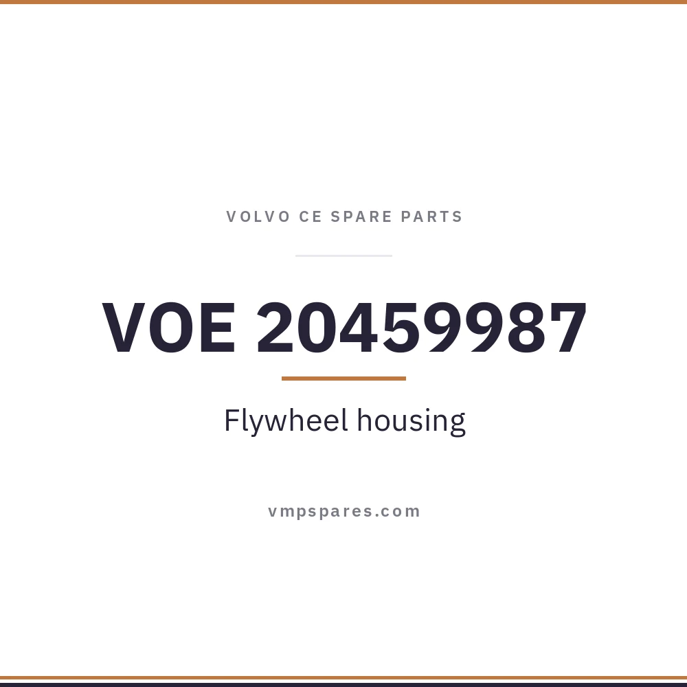 VOE 20459987 – Flywheel housing