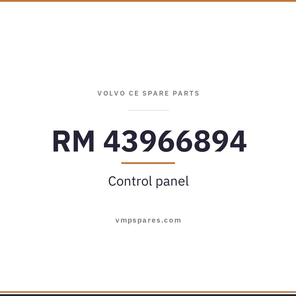 RM 43966894 – Control panel