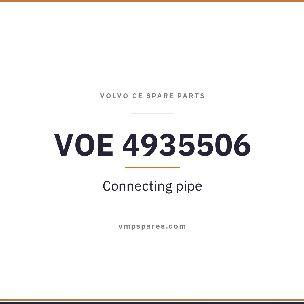 VOE 4935506 – Connecting pipe