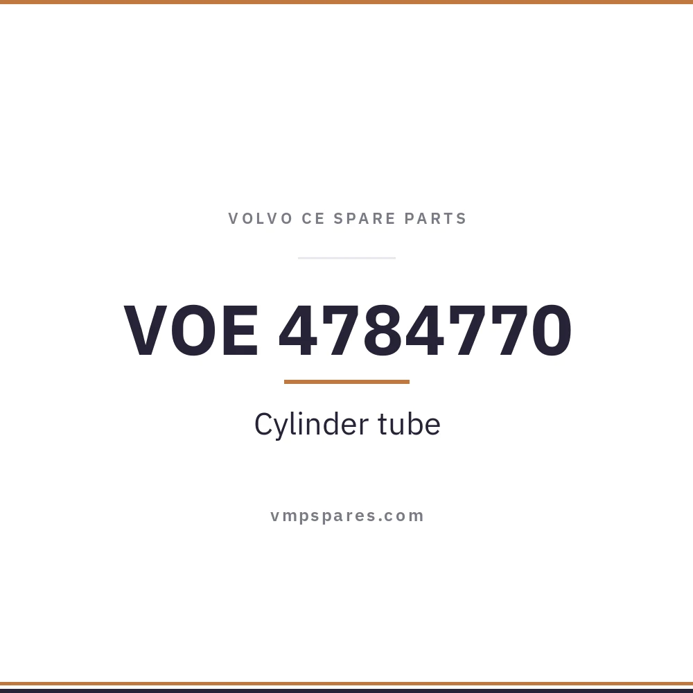 VOE 4784770 – Cylinder tube