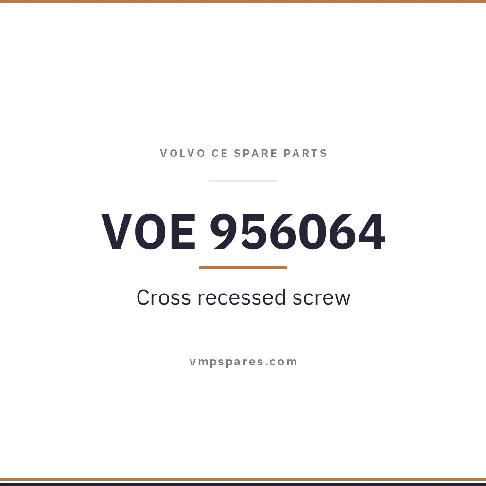 VOE 956064 – Cross recessed screw
