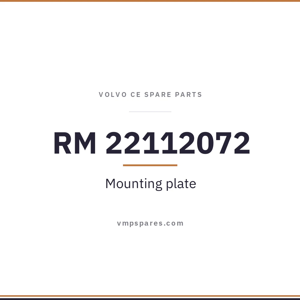 RM 22112072 – Mounting plate