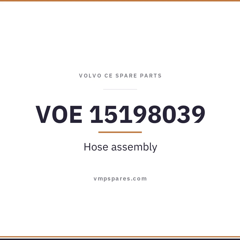 VOE 15198039 – Hose assembly