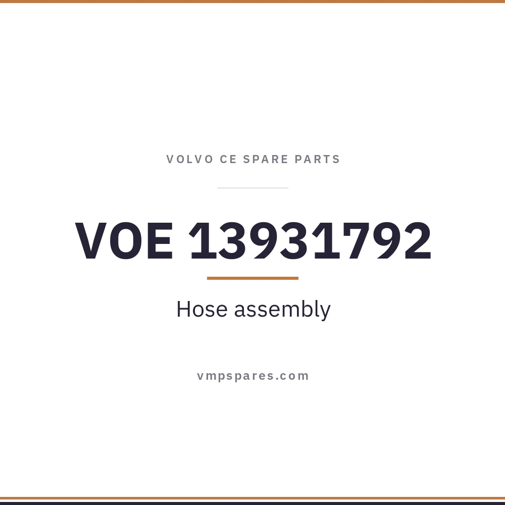 VOE 13931792 – Hose assembly