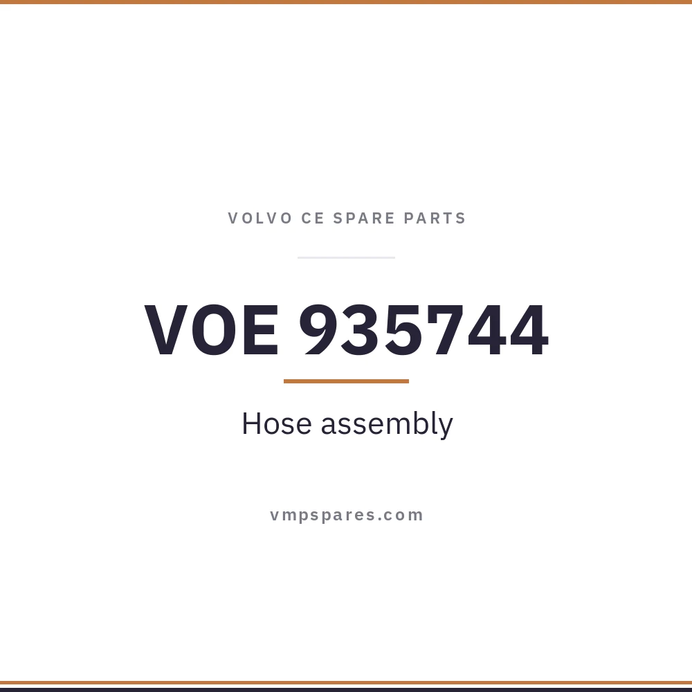 VOE 935744 – Hose assembly