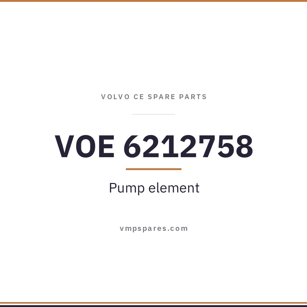 VOE 6212758 – Pump element
