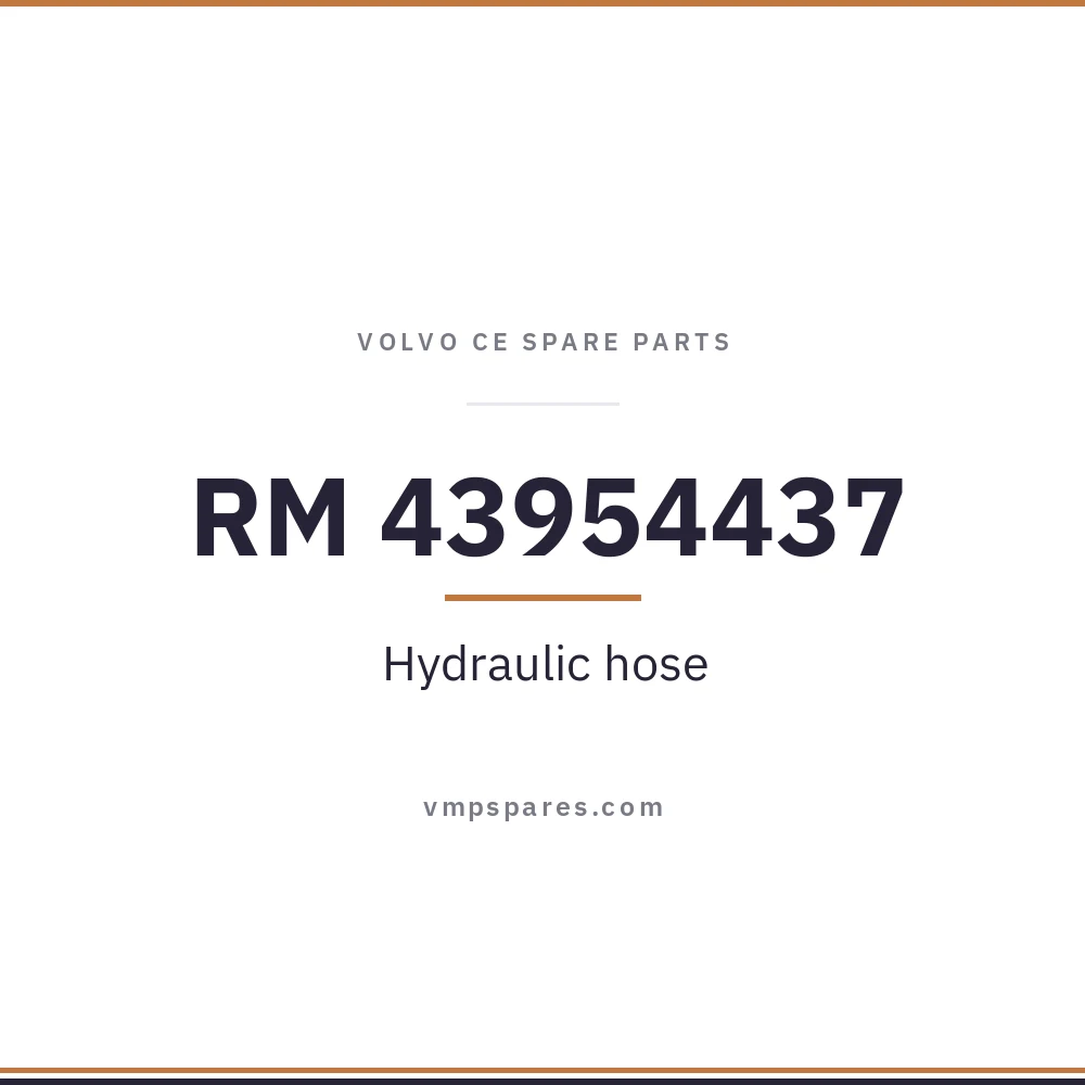 RM 43954437 – Hydraulic hose