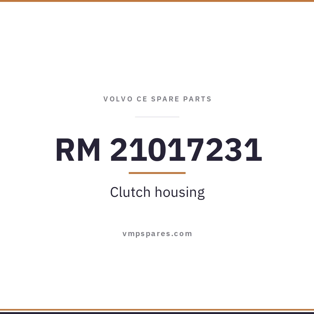 RM 21017231 – Clutch housing