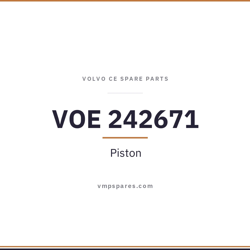 VOE 242671 – Piston