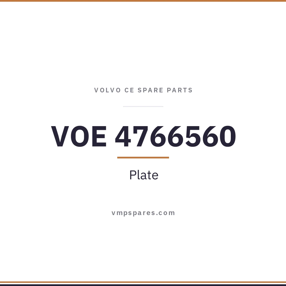 VOE 4766560 – Plate