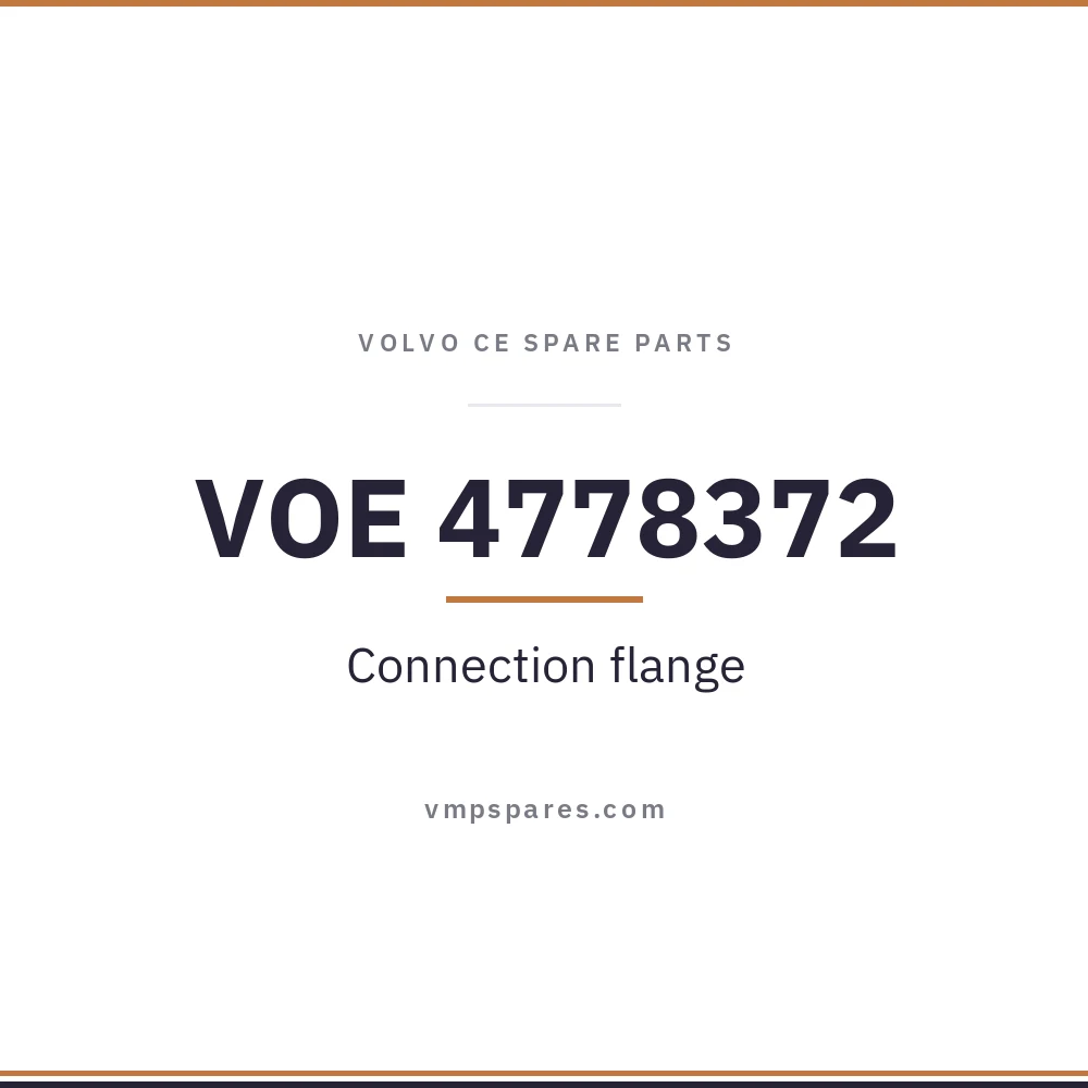 VOE 4778372 – Connection flange