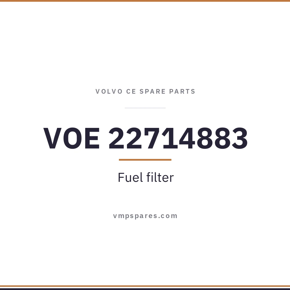 VOE 22714883 – Fuel filter