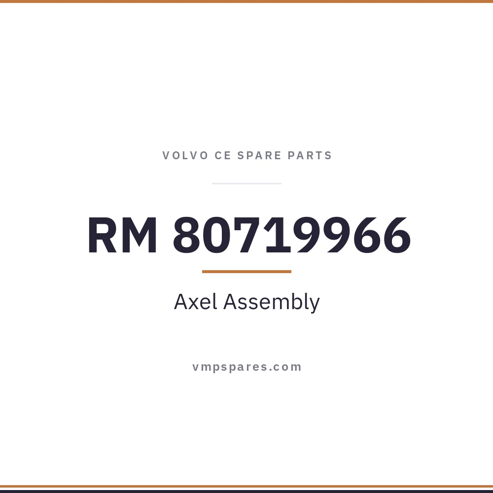 RM 80719966 – Axel Assembly