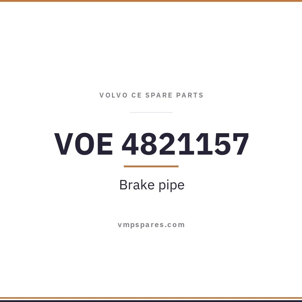 VOE 4821157 – Brake pipe