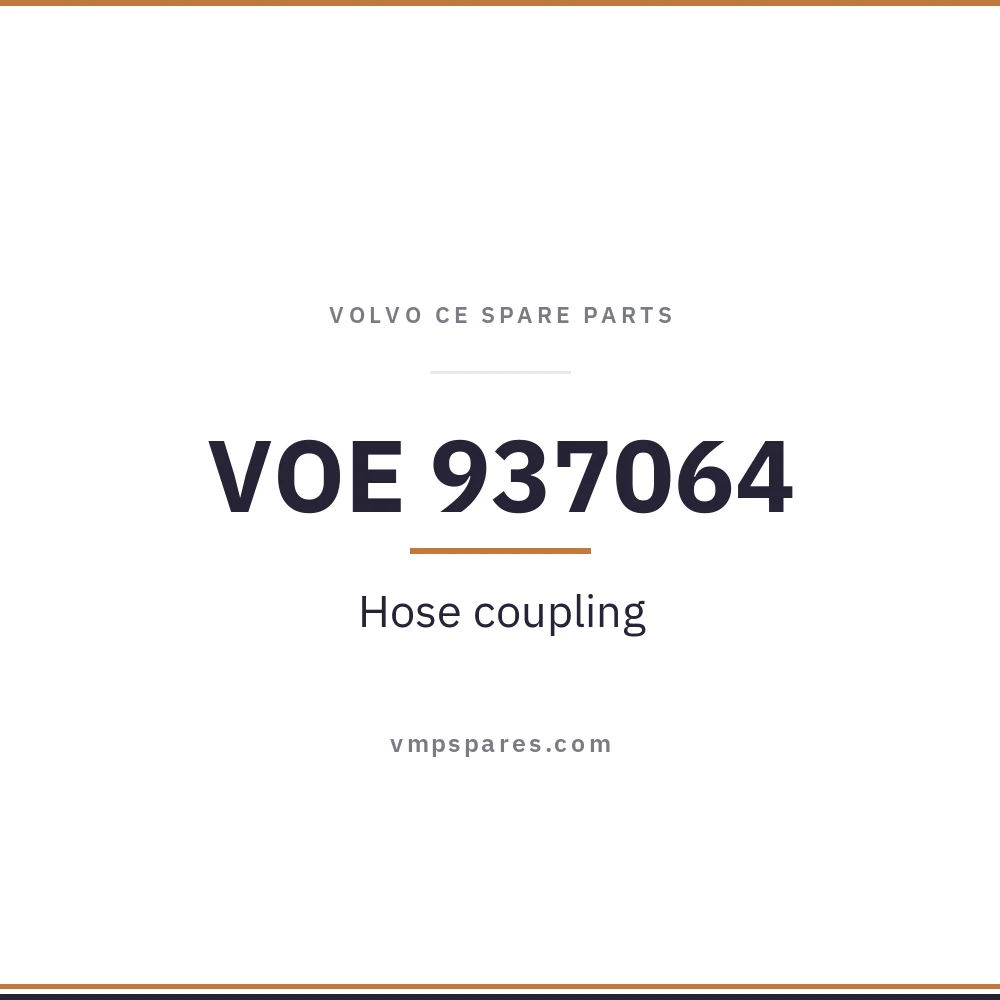VOE 937064 – Hose coupling