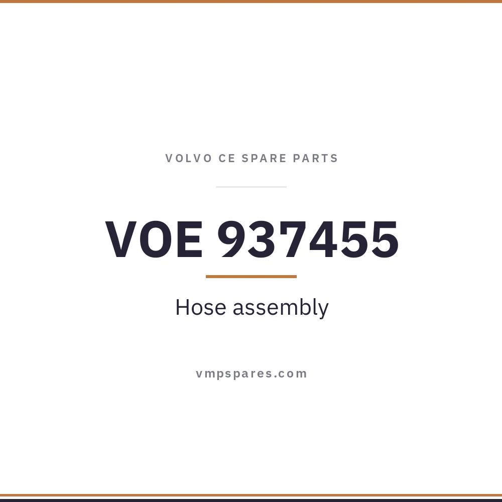 VOE 937455 – Hose assembly