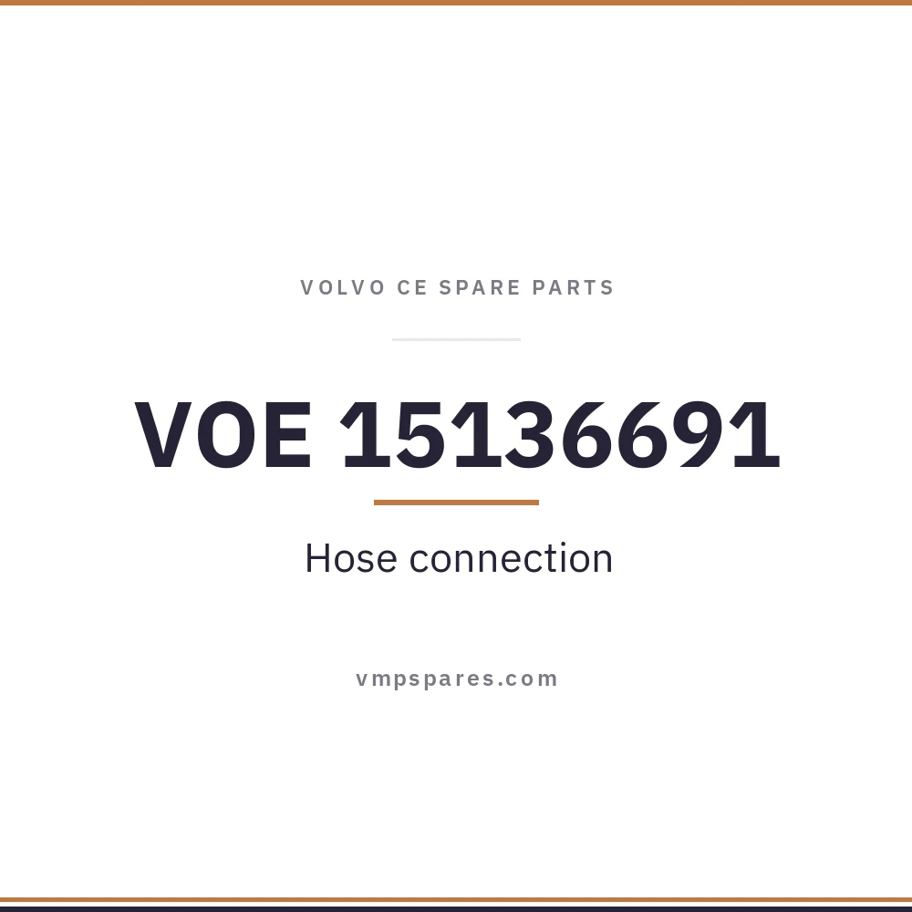 VOE 15136691 – Hose connection