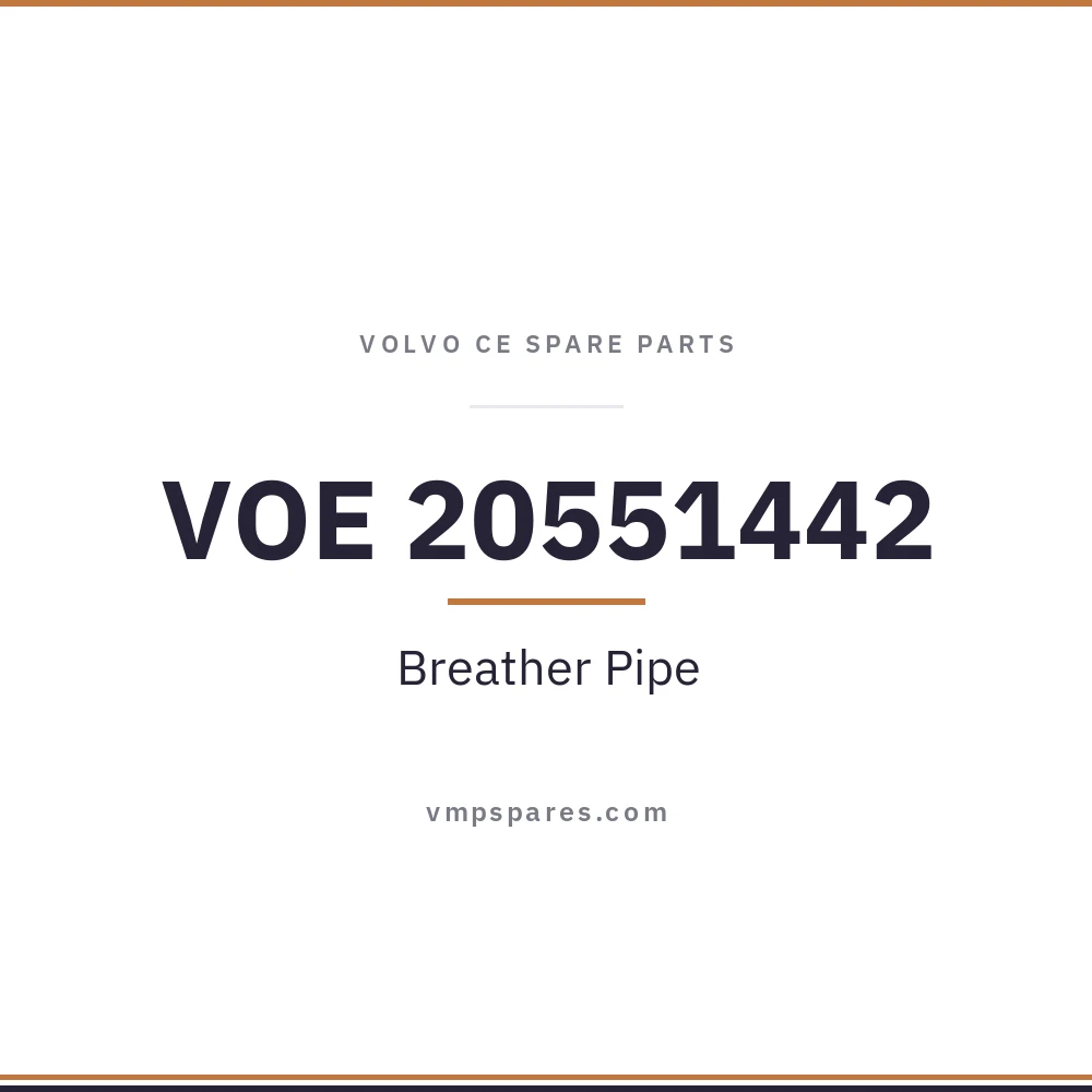 VOE 20551442 – Breather Pipe