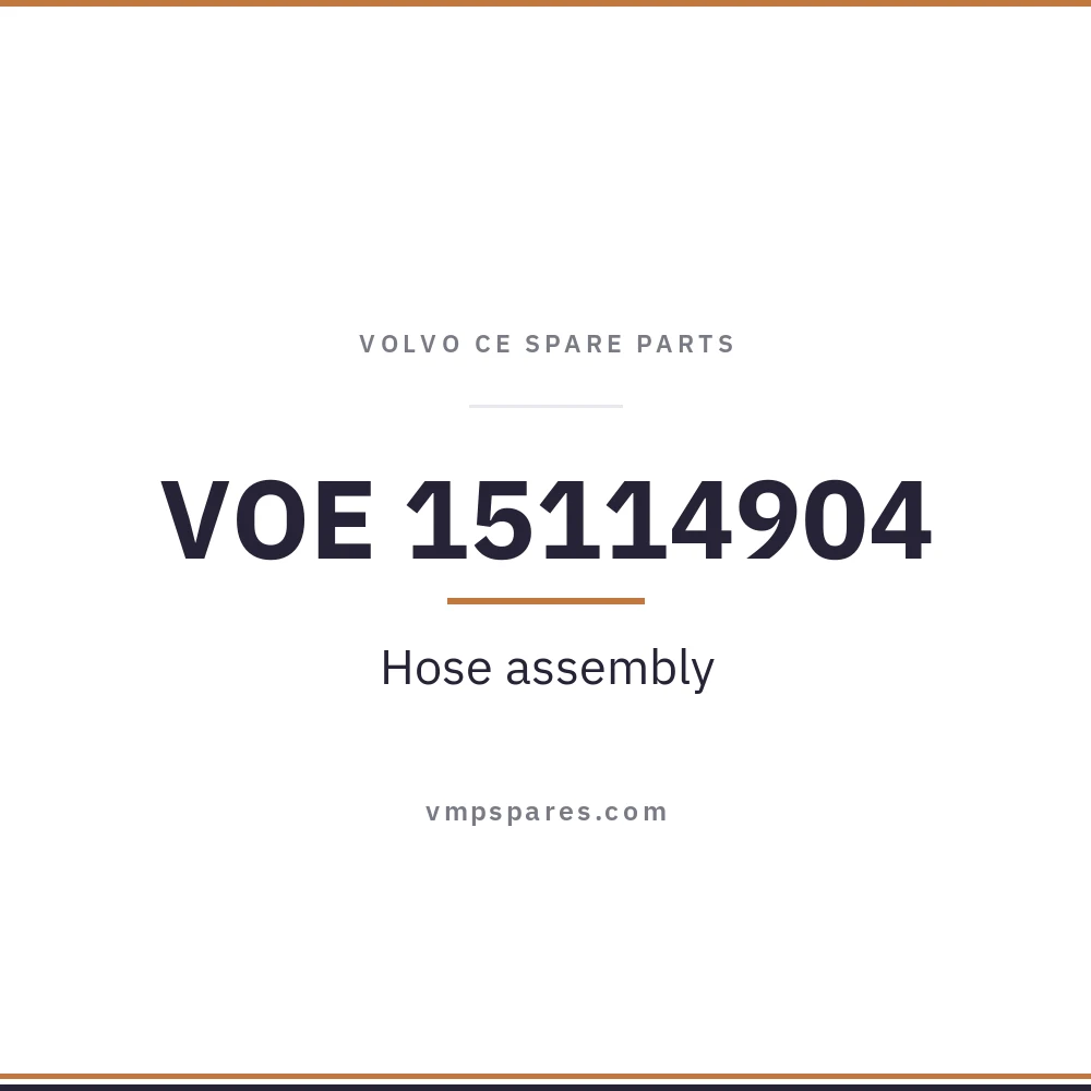 VOE 15114904 – Hose assembly