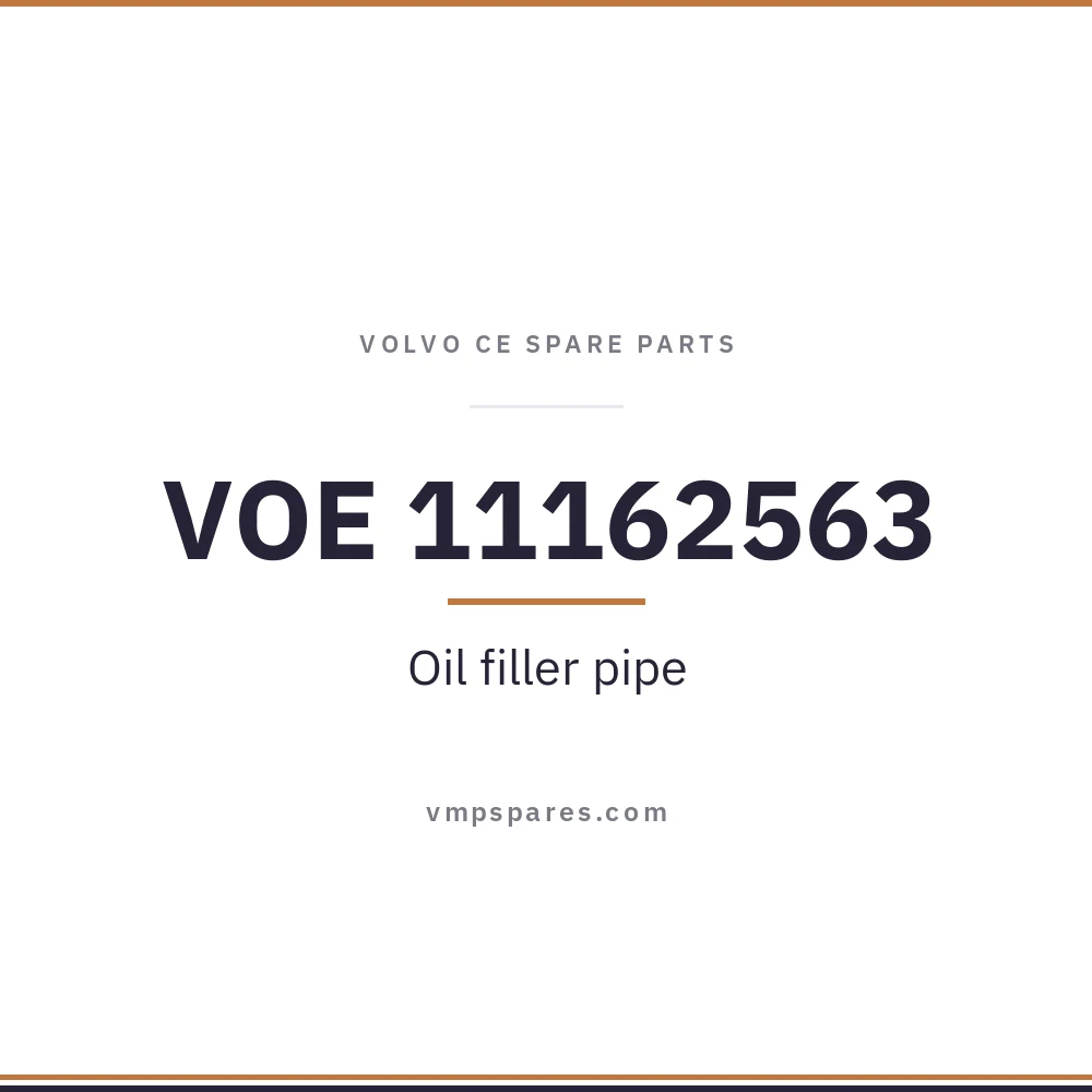 VOE 11162563 – Oil filler pipe