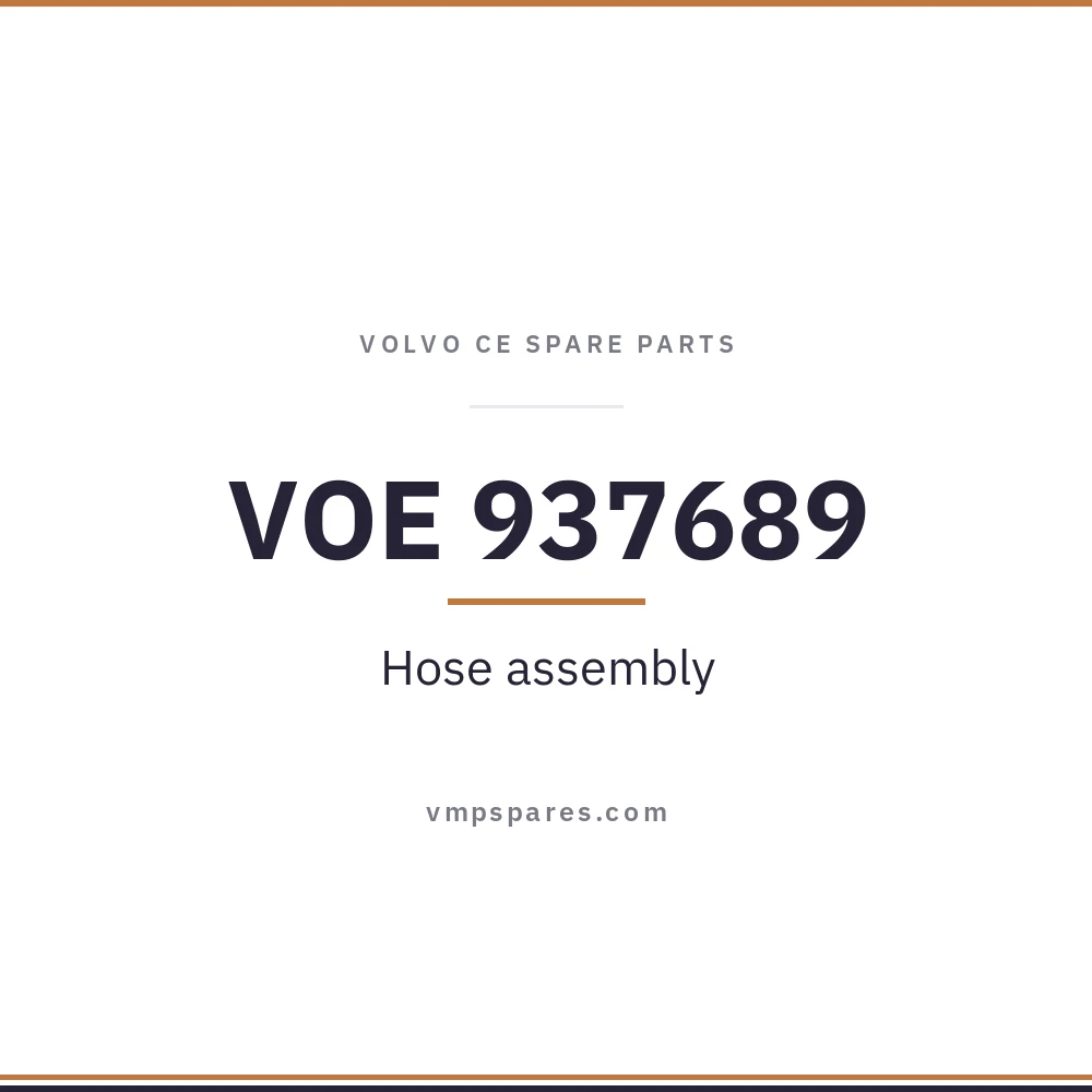 VOE 937689 – Hose assembly
