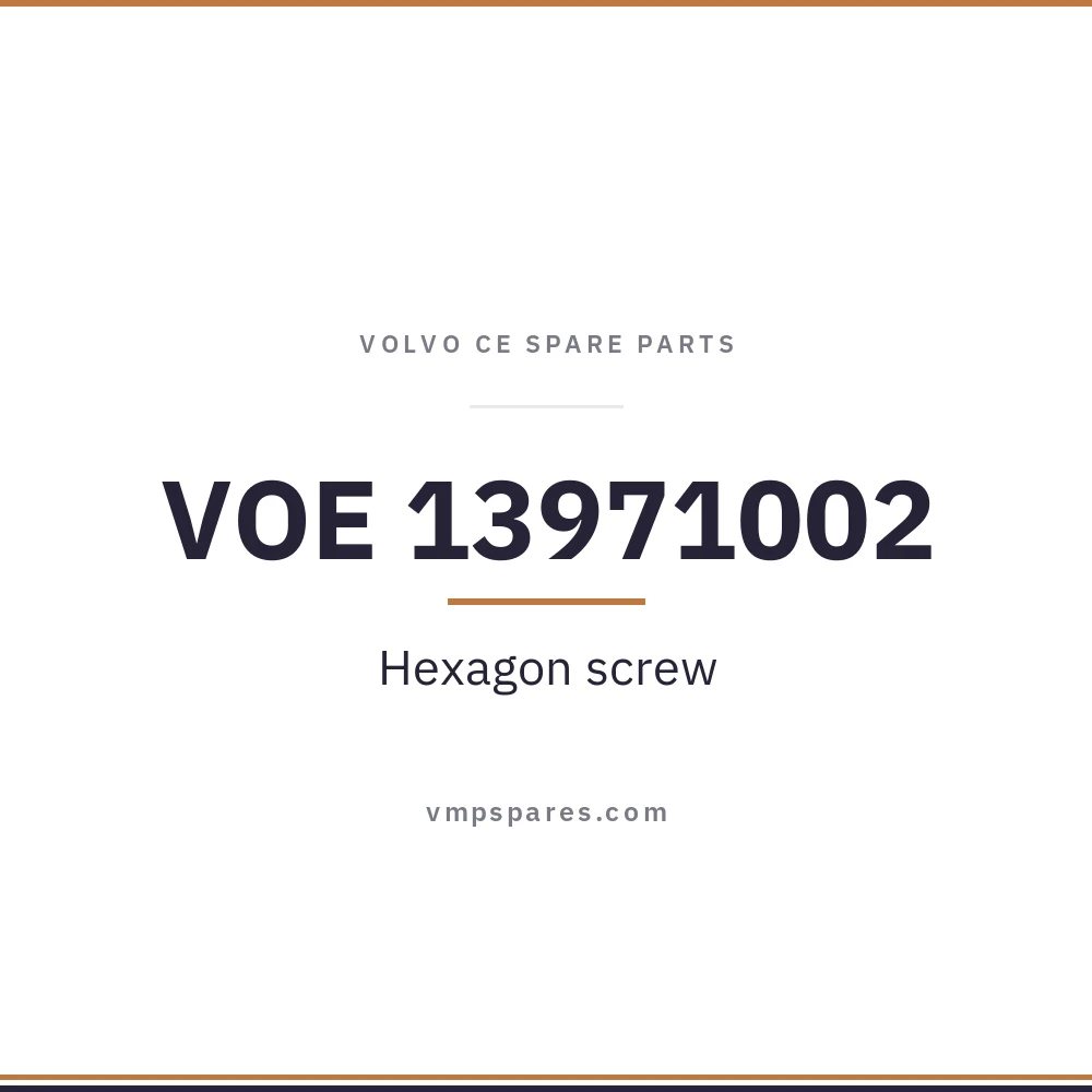 VOE 13971002 – Hexagon screw
