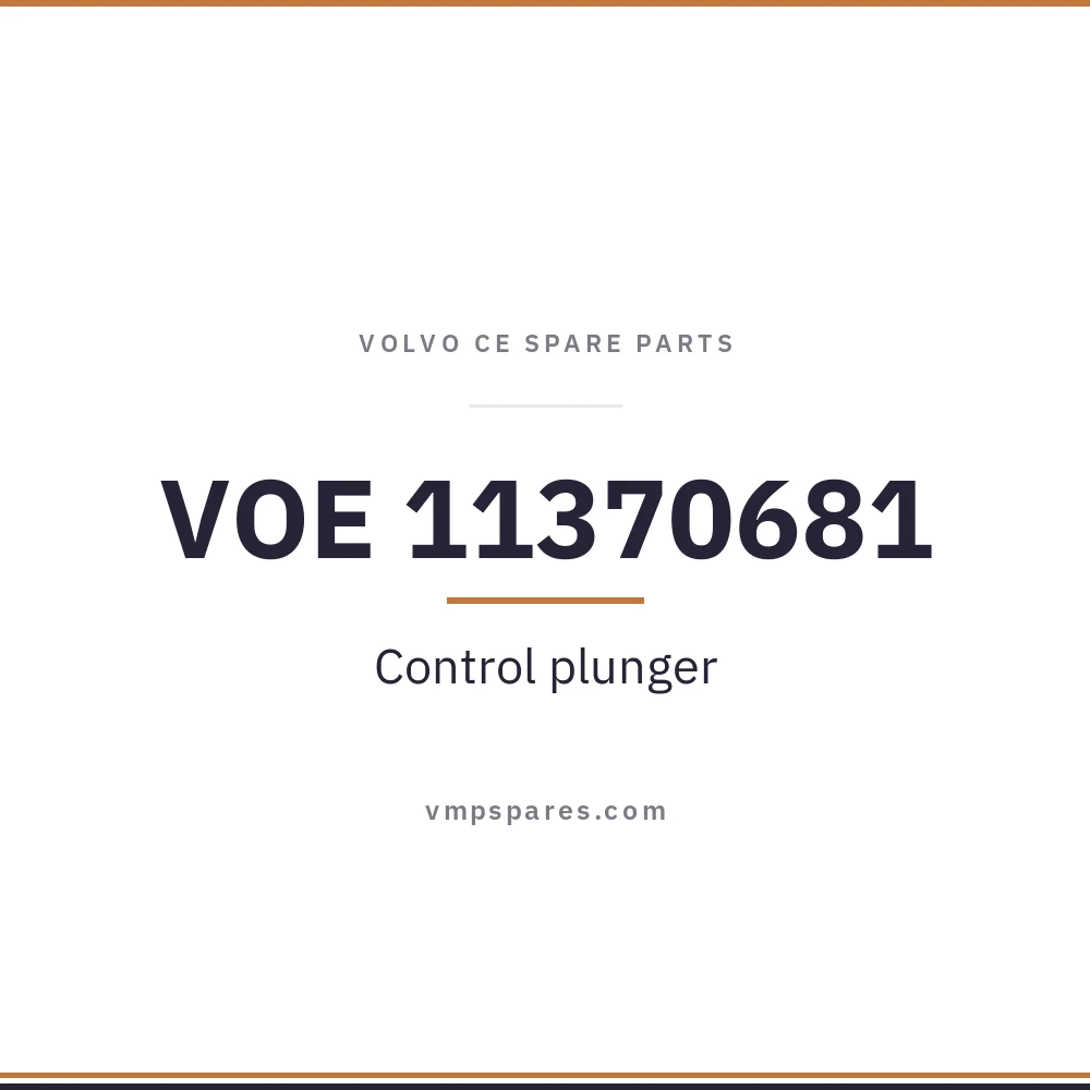 VOE 11370681 – Control plunger